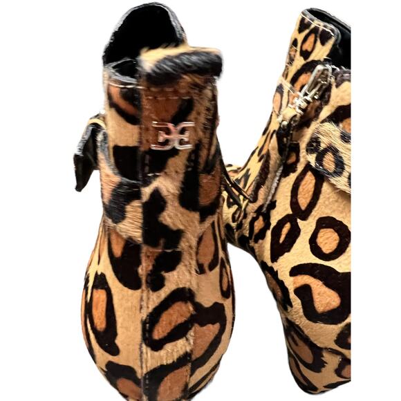 Sam Edelman Mandi Leopard Booties Size 8 NWT - Picture 12 of 15